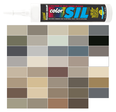 Silicone Colored Caulk - Laticrete Color Line